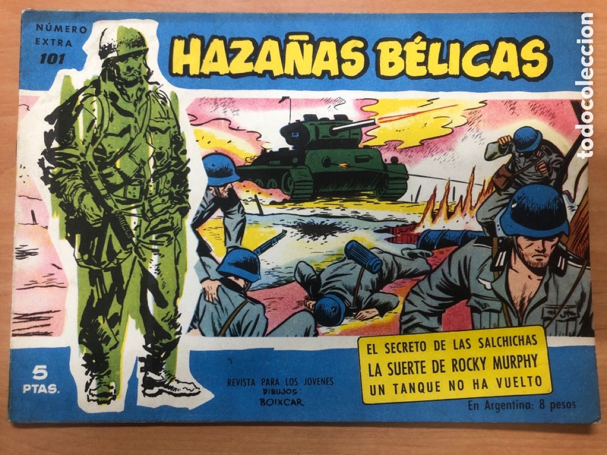 Tebeos: HAZA&Ntilde;AS BELICAS AZULES N&ordm; 101 - Foto 1