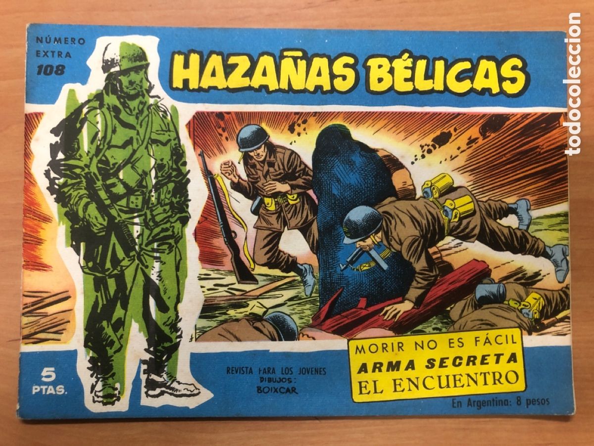 Tebeos: HAZA&Ntilde;AS BELICAS AZULES N&ordm; 108 - Foto 1