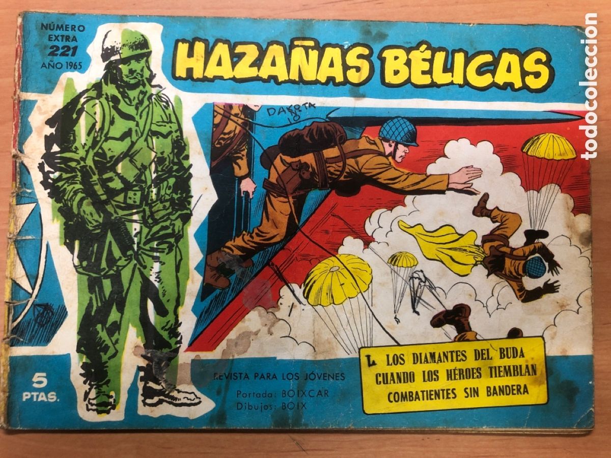 Tebeos: HAZA&Ntilde;AS BELICAS AZULES N&ordm; 221 - Foto 1