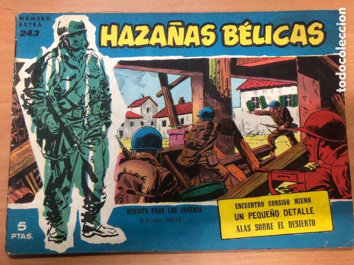 Tebeos: HAZA&Ntilde;AS BELICAS AZULES N&ordm; 243 - Foto 1