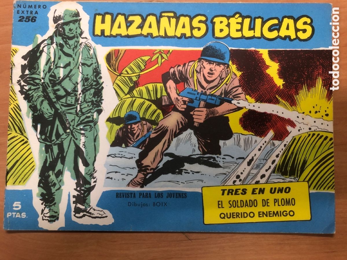 Tebeos: HAZA&Ntilde;AS BELICAS AZULES N&ordm; 256 - Foto 1