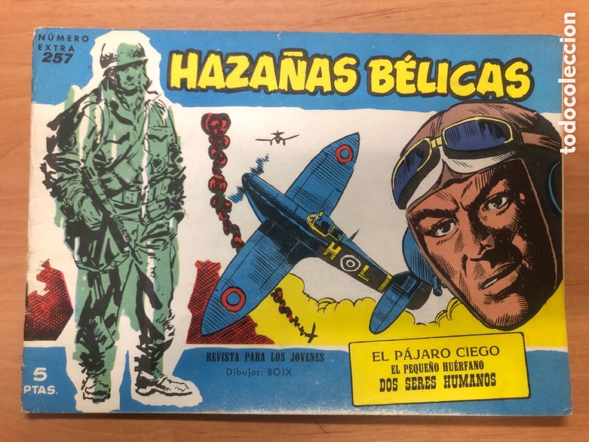 Tebeos: HAZA&Ntilde;AS BELICAS AZULES N&ordm; 257 - Foto 1