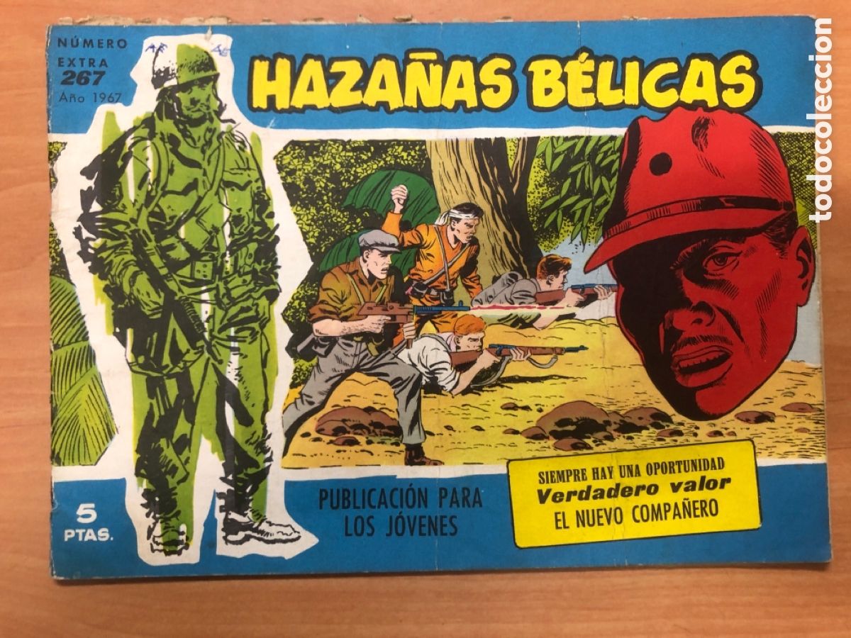 Tebeos: HAZA&Ntilde;AS BELICAS AZULES N&ordm; 267 - Foto 1