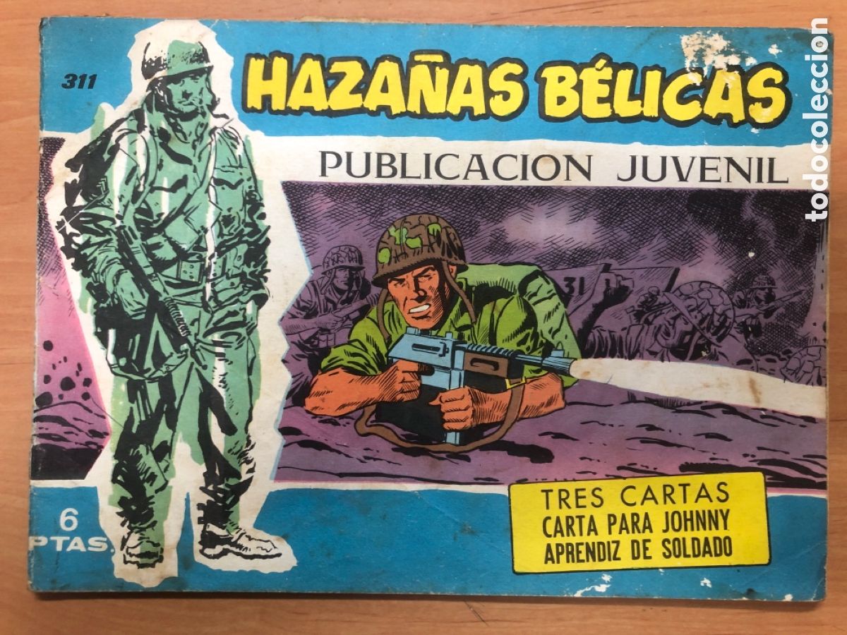 Tebeos: HAZA&Ntilde;AS BELICAS AZULES N&ordm; 311 - Foto 1