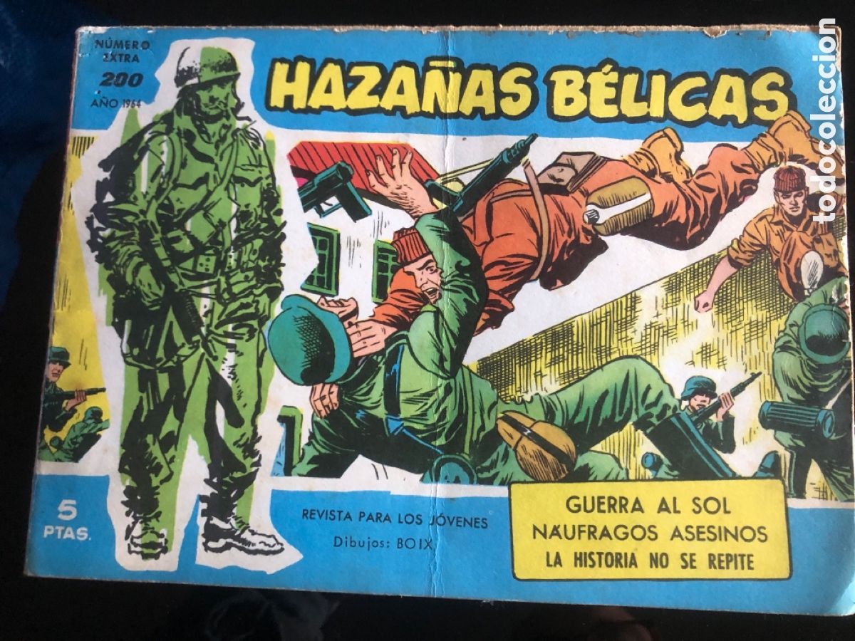 Tebeos: HAZA&Ntilde;AS BELICAS AZULES N&ordm; 200 - Foto 1