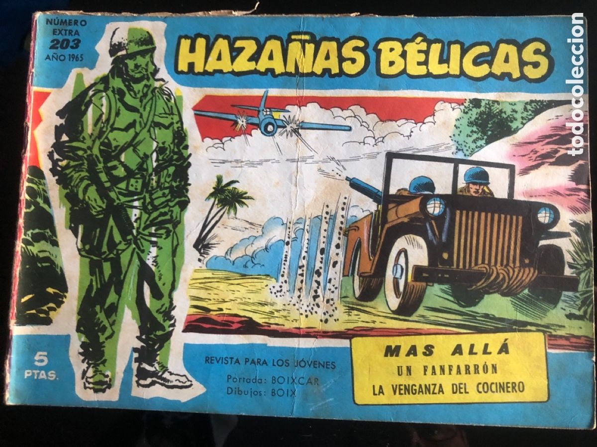 Tebeos: HAZA&Ntilde;AS BELICAS AZULES N&ordm; 203 - Foto 1
