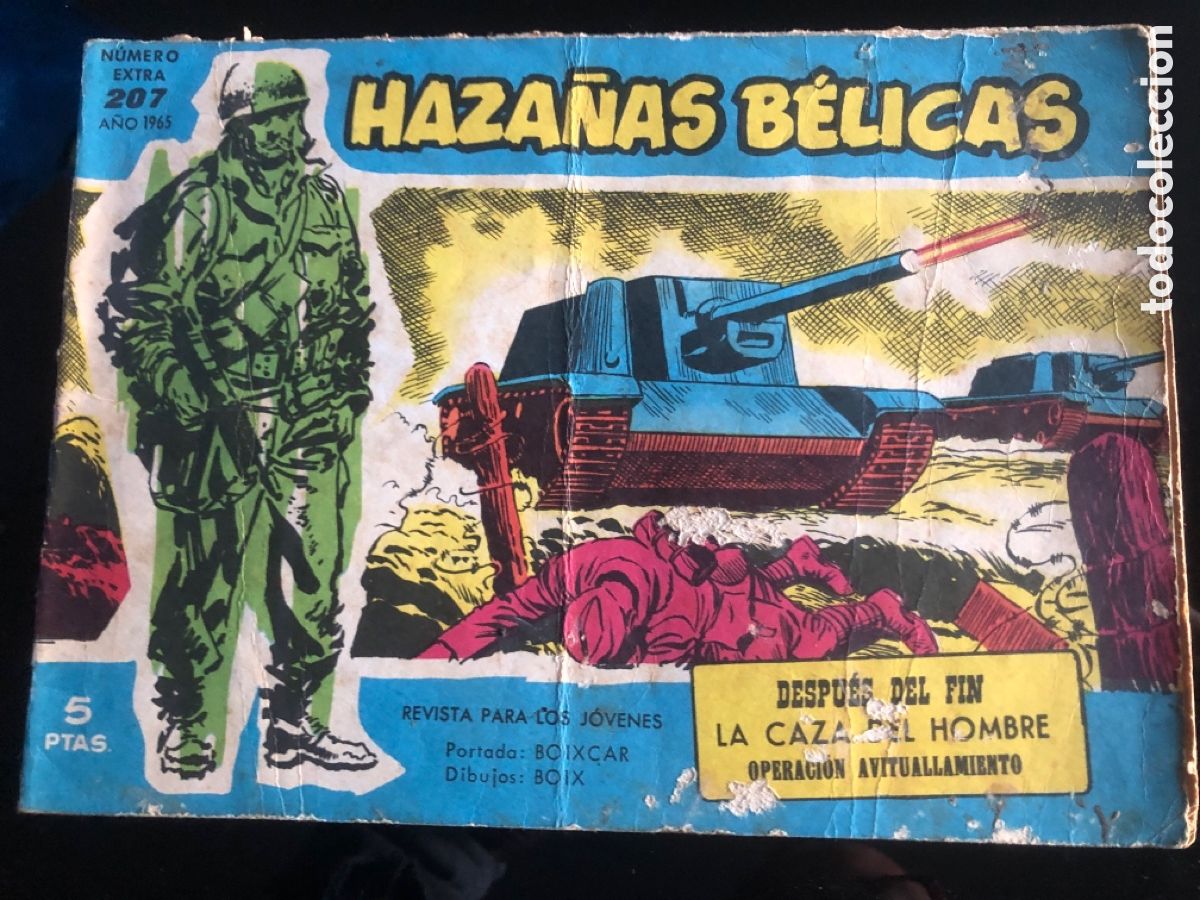 Tebeos: HAZA&Ntilde;AS BELICAS AZULES N&ordm; 207 - Foto 1