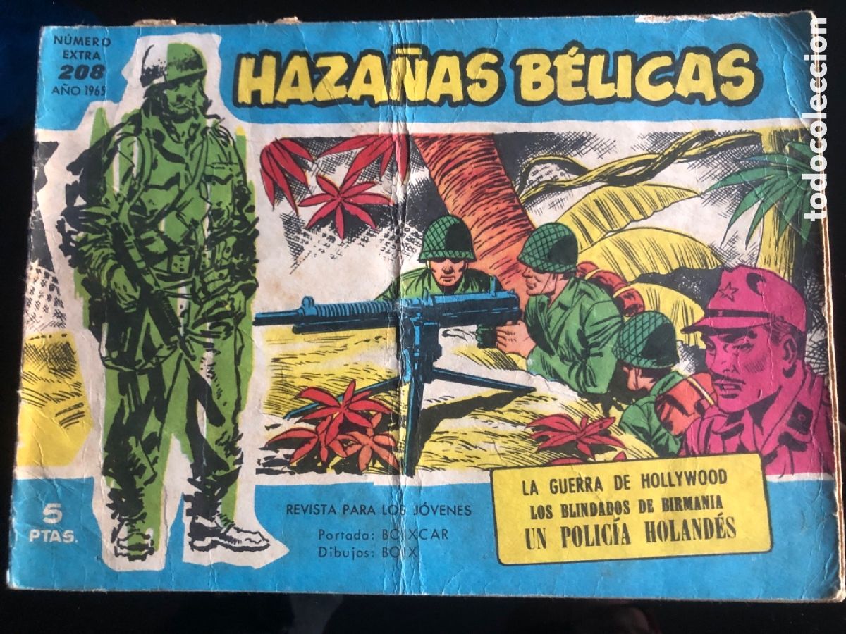 Tebeos: HAZA&Ntilde;AS BELICAS AZULES N&ordm; 208 - Foto 1