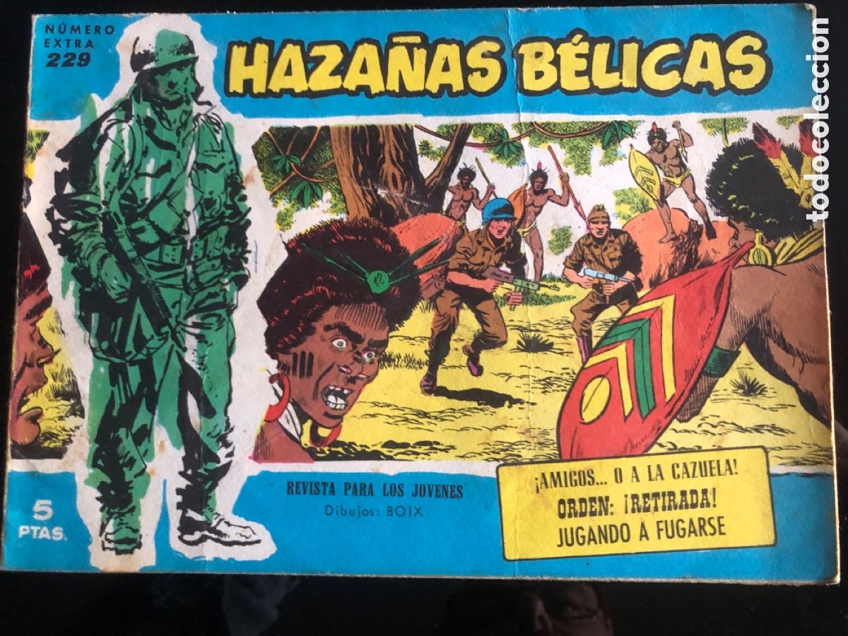 Tebeos: HAZA&Ntilde;AS BELICAS AZULES N&ordm; 229 - Foto 1