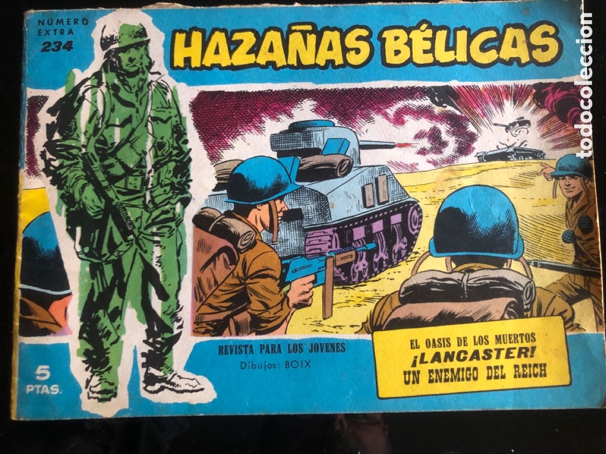 Tebeos: HAZA&Ntilde;AS BELICAS AZULES N&ordm; 234 - Foto 1