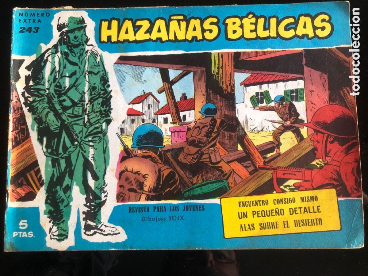 Tebeos: HAZA&Ntilde;AS BELICAS AZULES N&ordm; 243 - Foto 1