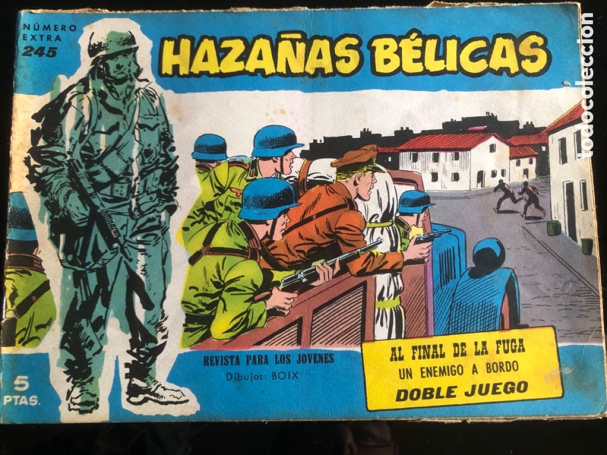 Tebeos: HAZA&Ntilde;AS BELICAS AZULES N&ordm; 245 - Foto 1
