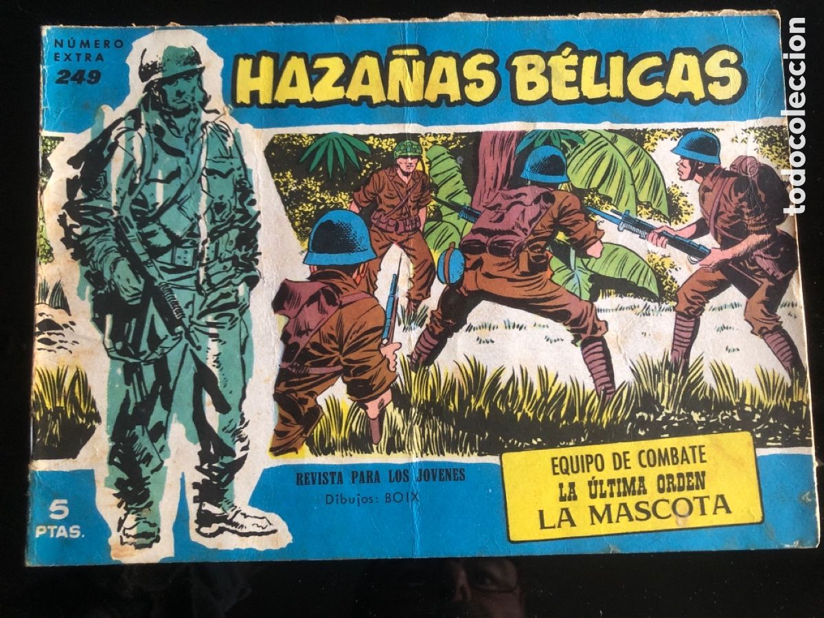 Tebeos: HAZA&Ntilde;AS BELICAS AZULES N&ordm; 249 - Foto 1