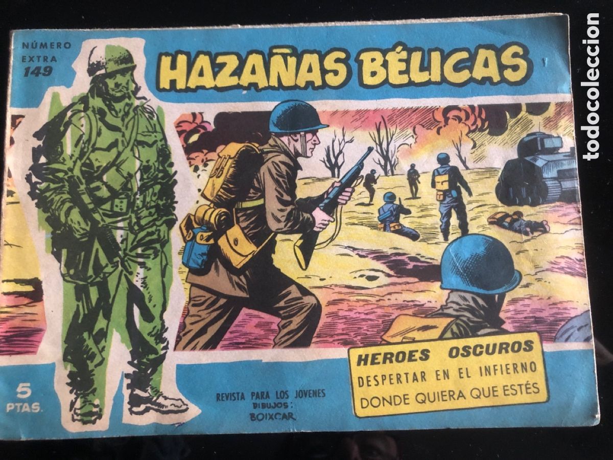 Tebeos: HAZA&Ntilde;AS BELICAS AZULES N&ordm; 149 - Foto 1