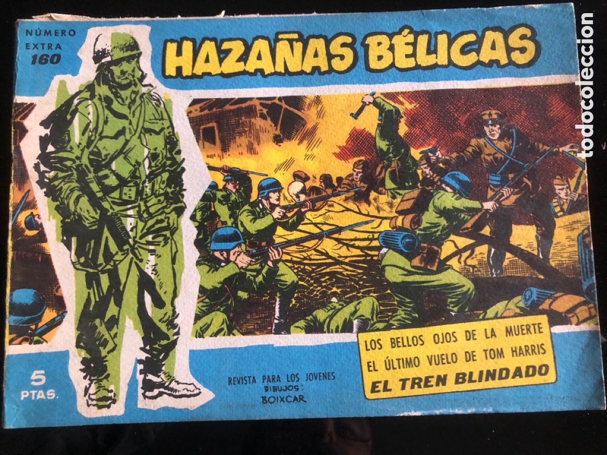 Tebeos: HAZA&Ntilde;AS BELICAS AZULES N&ordm; 160 - Foto 1