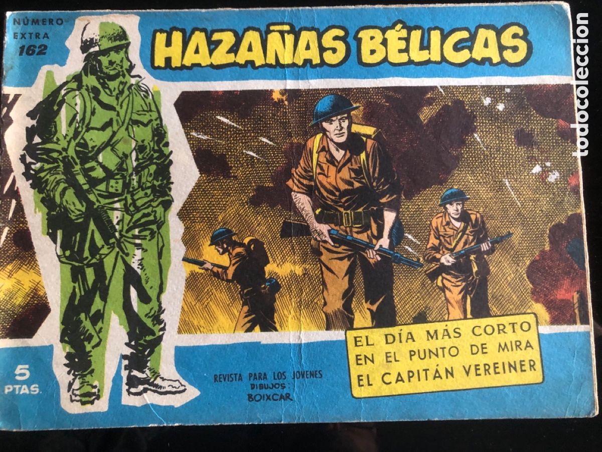 Tebeos: HAZA&Ntilde;AS BELICAS AZULES N&ordm; 162 - Foto 1