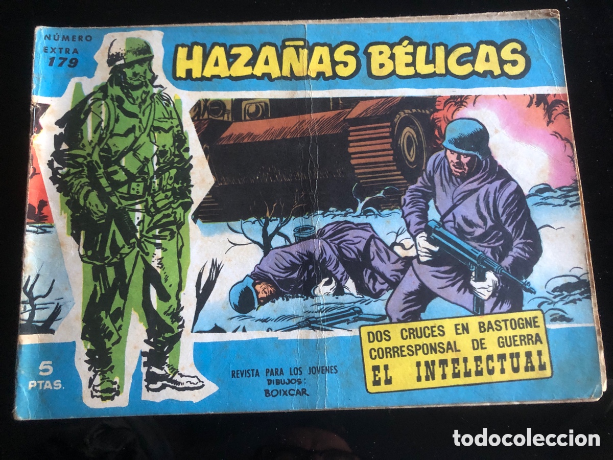 Tebeos: HAZA&Ntilde;AS BELICAS AZULES N&ordm; 179 - Foto 1