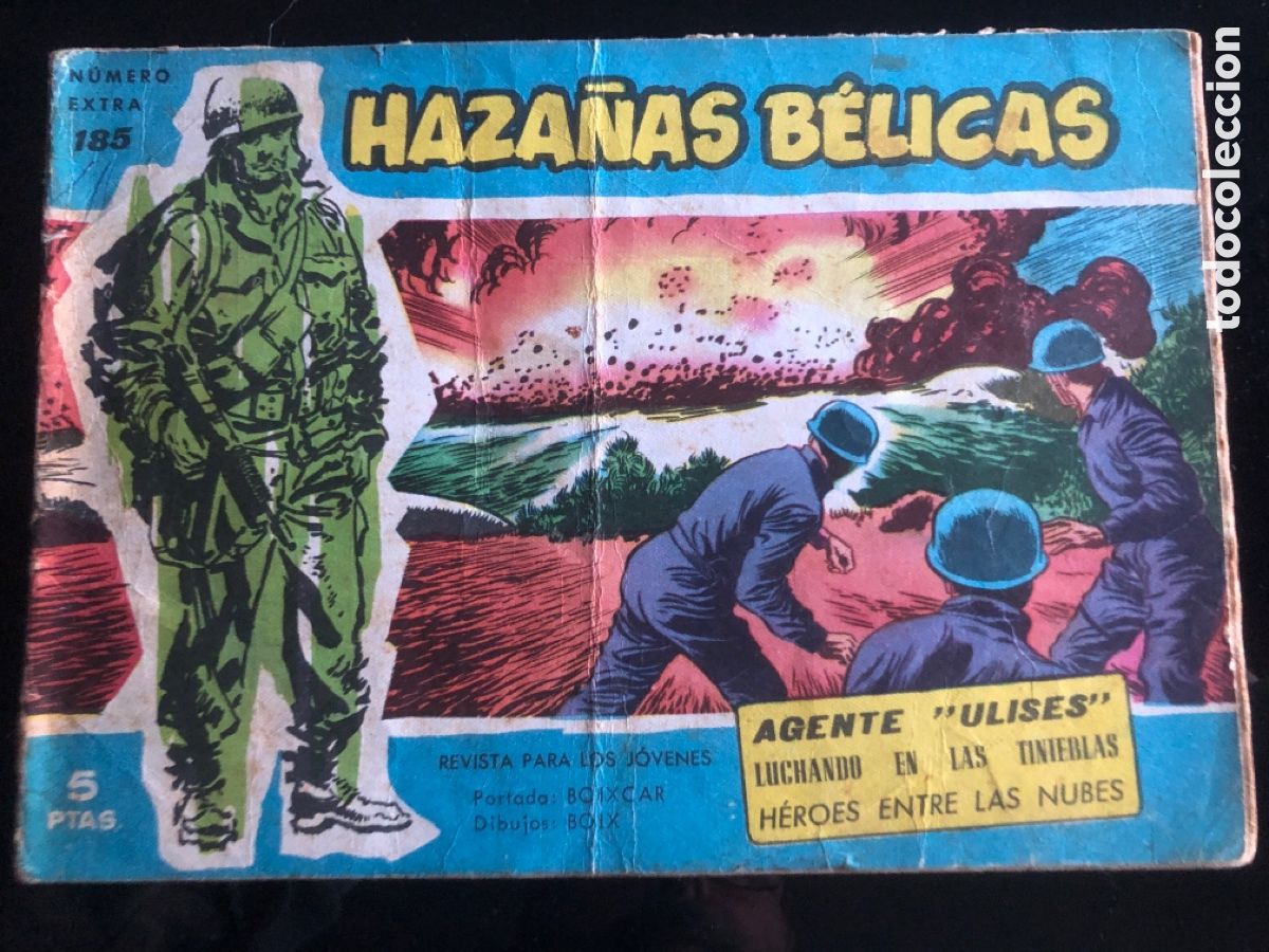 Tebeos: HAZA&Ntilde;AS BELICAS AZULES N&ordm; 185 - Foto 1