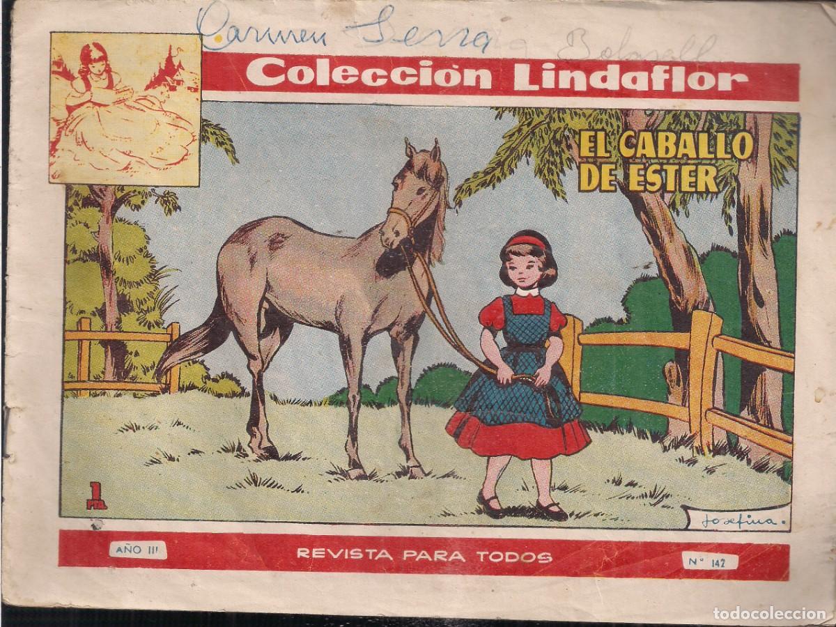 Tebeos: LINDAFLOR N&ordm; 142: EL CABALLO DE ESTER - Foto 1