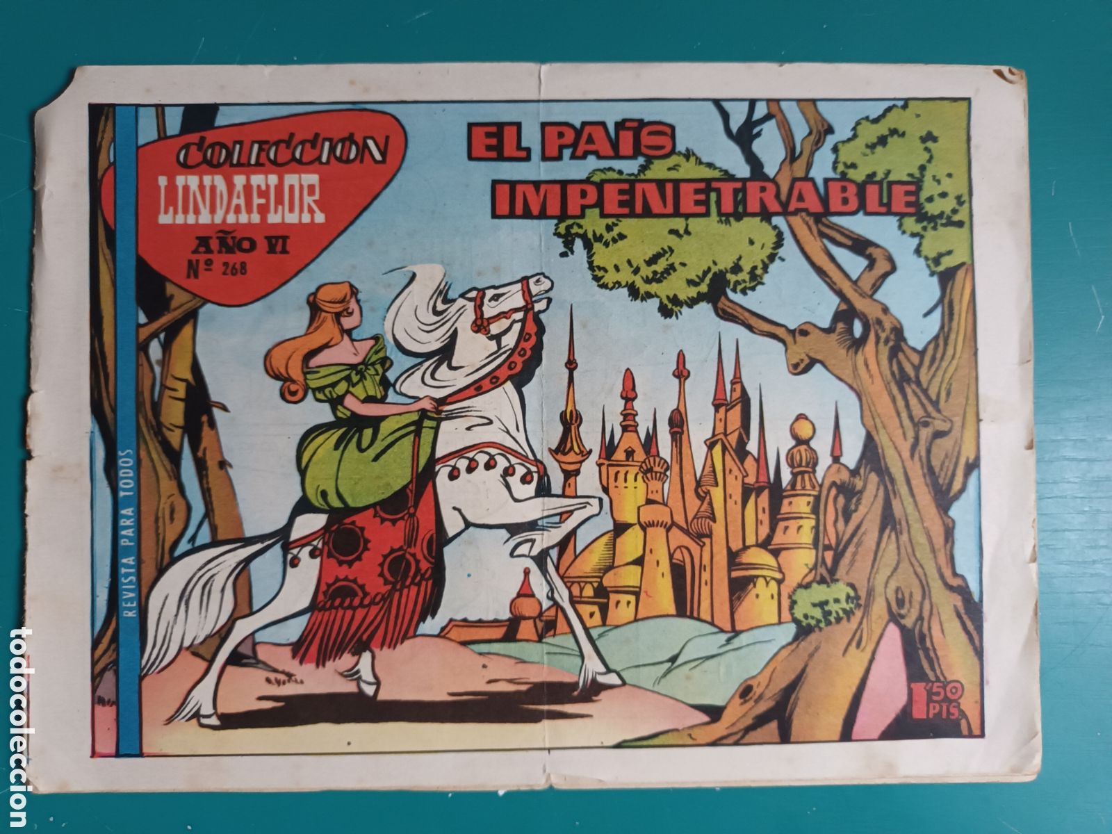 Tebeos: Colecci&oacute;n Lindaflor N&deg; 268 EL PAIS IMPENETRABLE - Foto 1