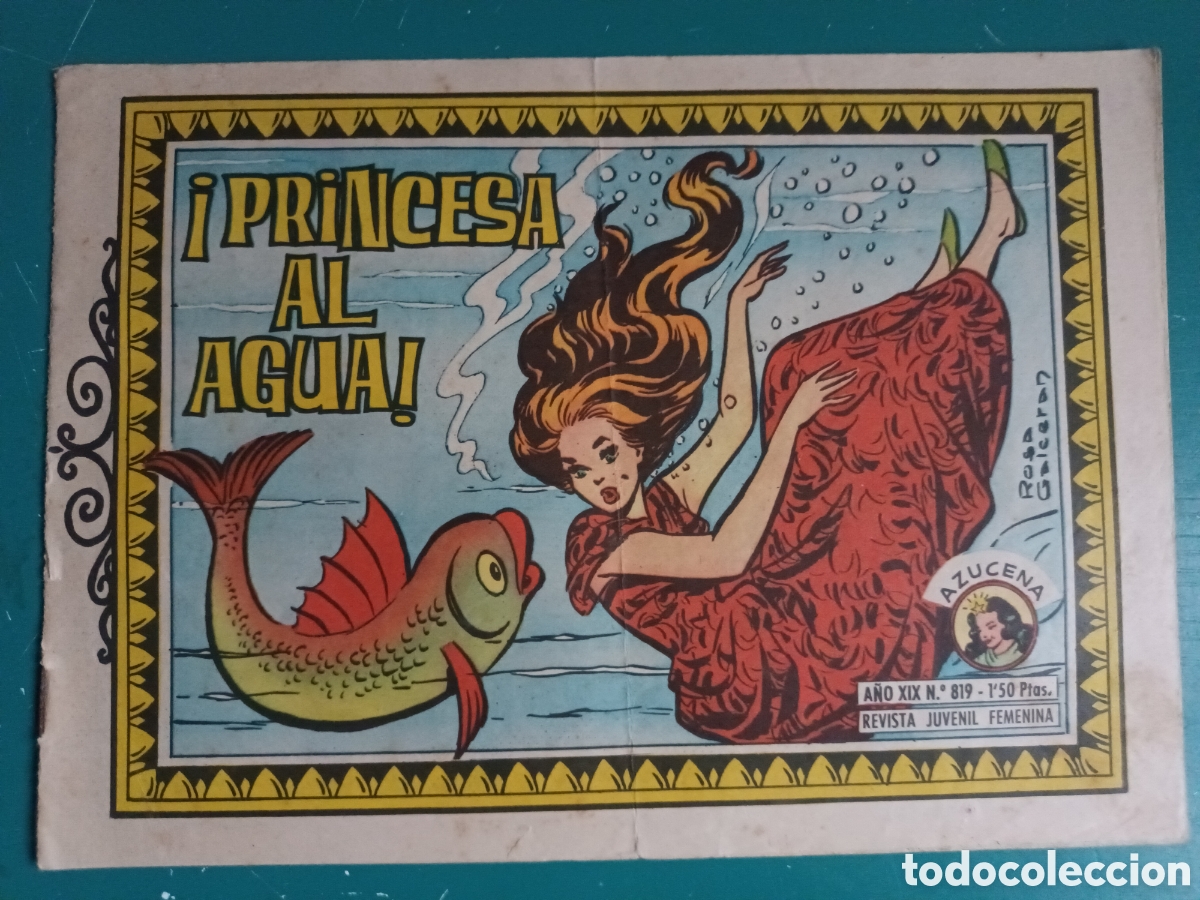 colección azucena n° 819 princesa al agua y doñ - Comprar Tebeos Azucena,  Ediciones Toray en todocoleccion - 385208569