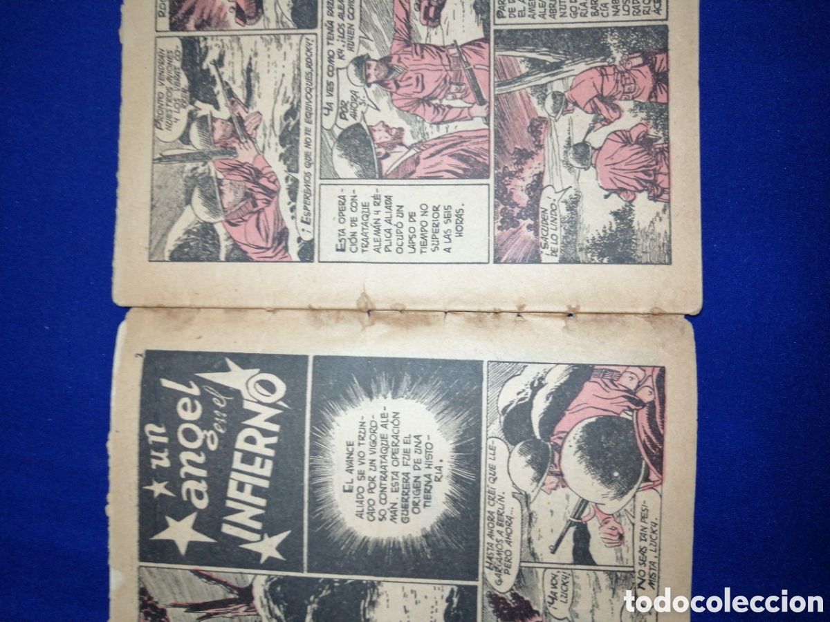 Tebeos: HAZA&Ntilde;AS B&Eacute;LICAS ALMANAQUE 1961 - Foto 3
