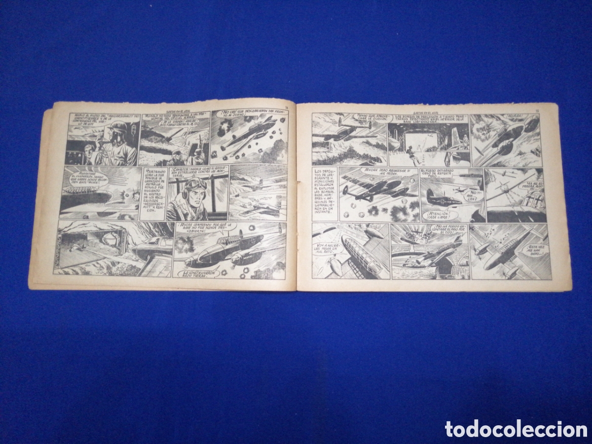 Tebeos: HAZA&Ntilde;AS B&Eacute;LICAS ALMANAQUE 1961 - Foto 4