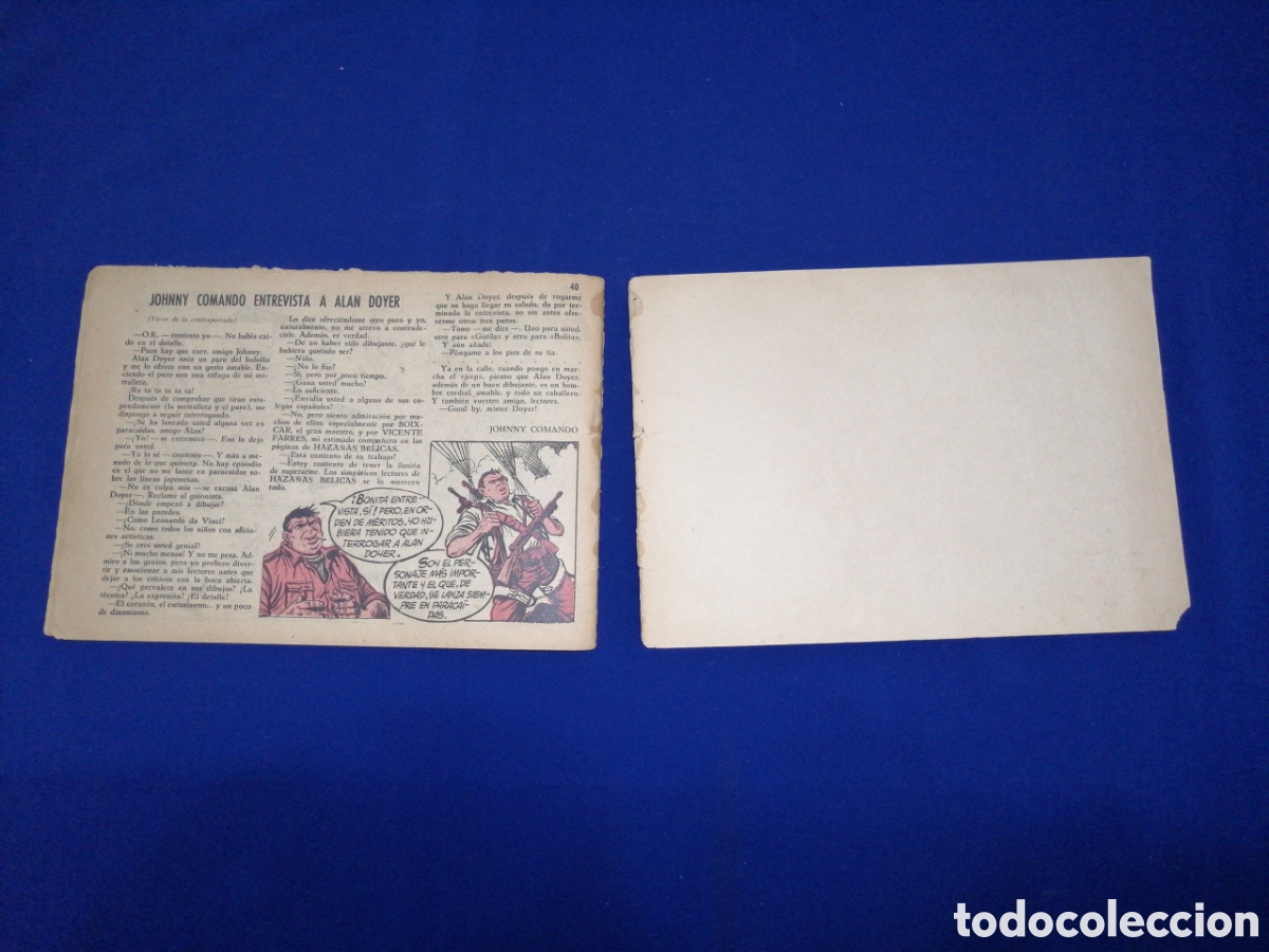 Tebeos: HAZA&Ntilde;AS B&Eacute;LICAS ALMANAQUE 1961 - Foto 6
