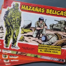 Tebeos: LOTE DE 10 ORIGINALES EXTRA ROJO HAZAÑAS BELICAS.1961. Lote 388041614