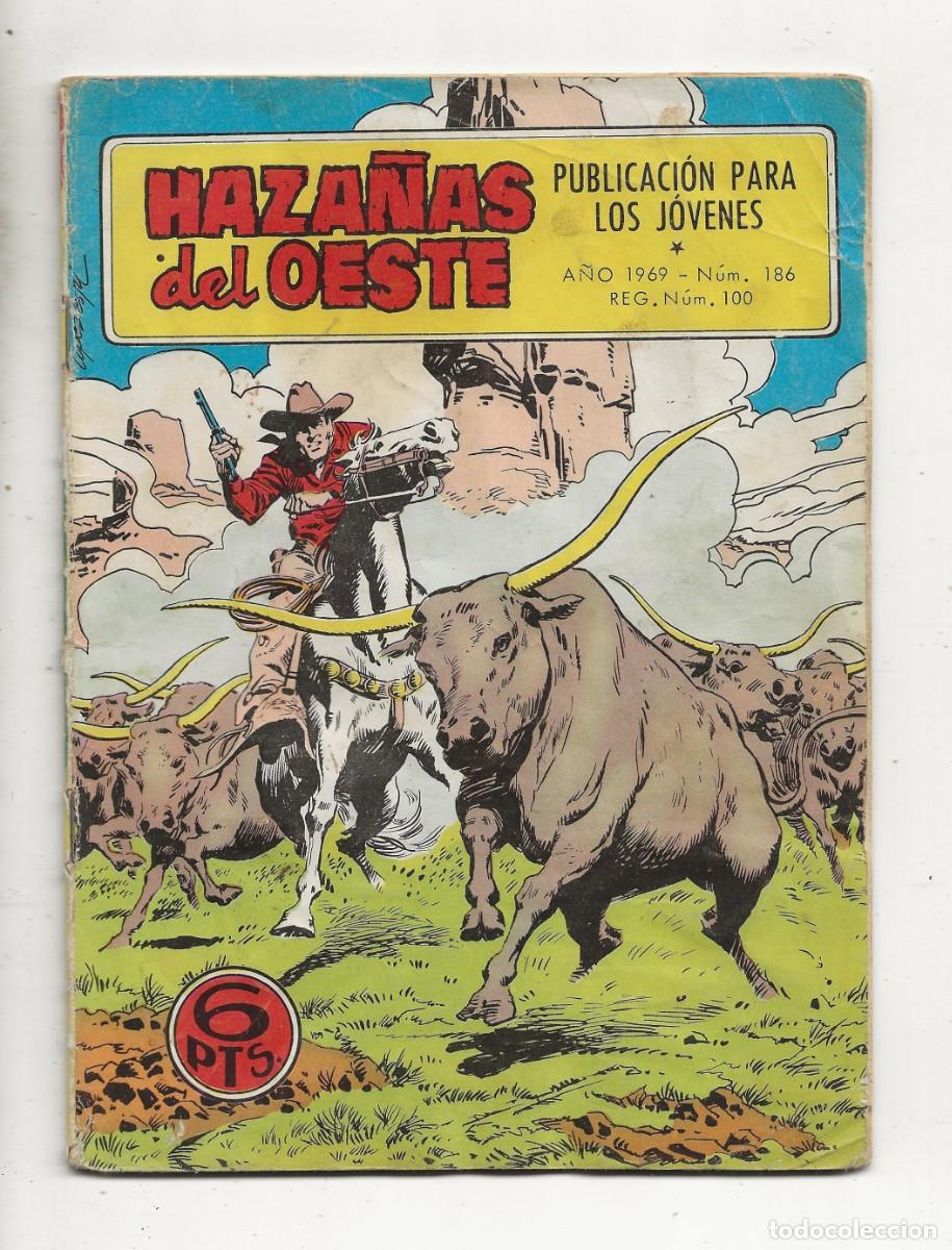 Tebeos: HAZA&Ntilde;AS DEL OESTE N&ordm; 186 - EDICIONES TORAY 1969 - Foto 1