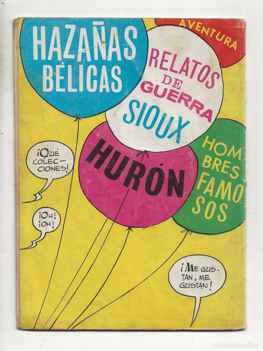 Tebeos: HAZA&Ntilde;AS DEL OESTE N&ordm; 186 - EDICIONES TORAY 1969 - Foto 2