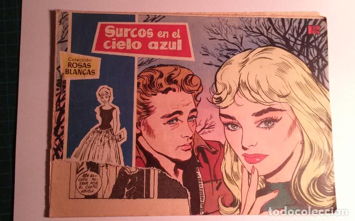 Tebeos: Rosas blancas. N&deg;9. Toray. Portada deteriorada. - Foto 1