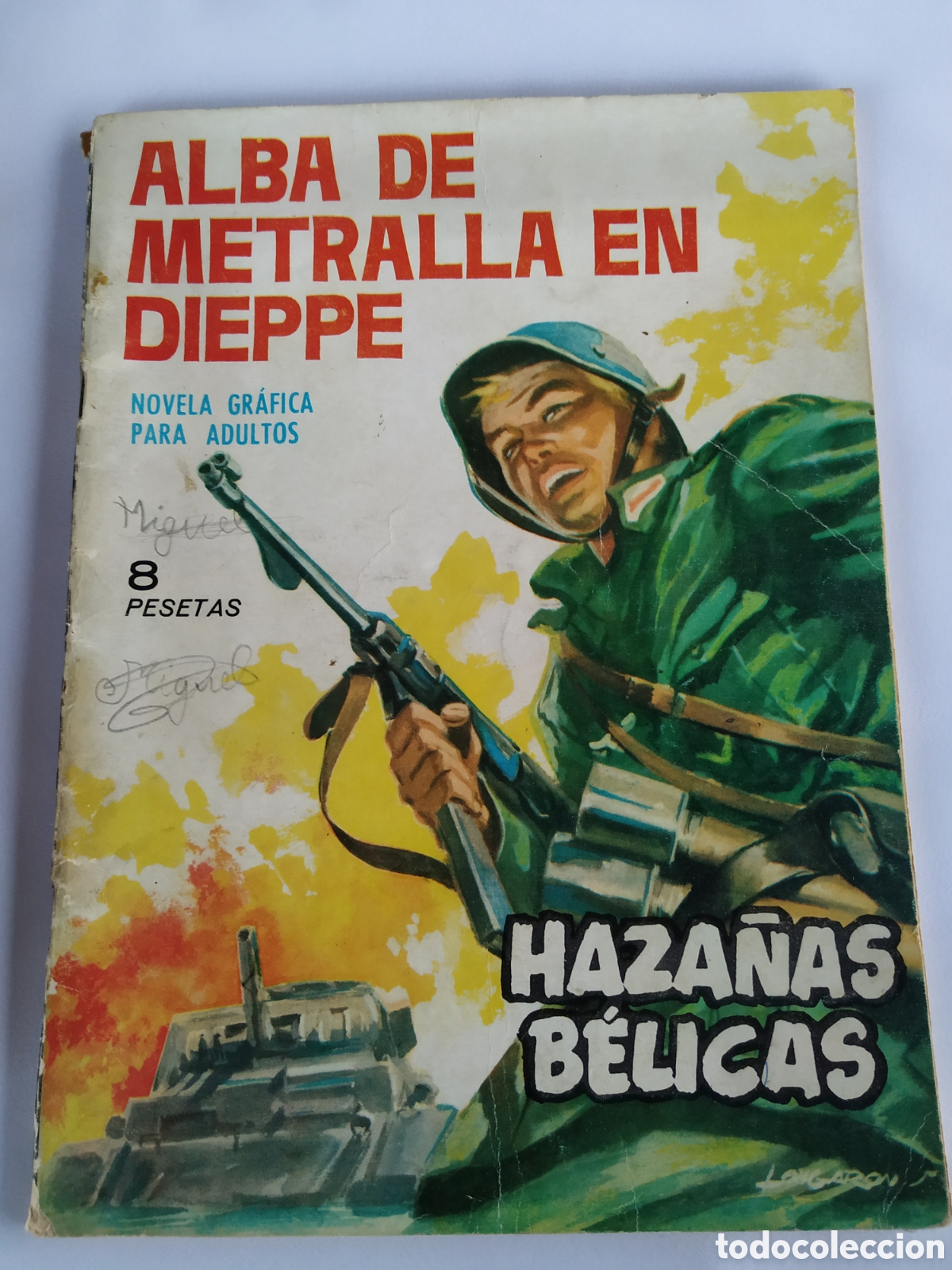 Tebeos: Comic haza&ntilde;as b&eacute;licas - alba de metralla en Dieppe - Foto 1
