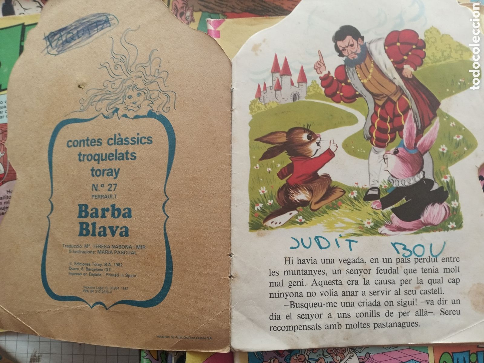 Tebeos: Cuentos troquelados Barba blava cj84 - Foto 3