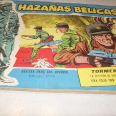 Tebeos: HAZAÑAS BELICAS SERIE AZUL 266,(DE 370)TORMENTA.TORAY,1957.. Lote 401217824