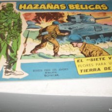 Tebeos: HAZAÑAS BELICAS SERIE AZUL 134,(DE 370)EL SIETE VIDAS.TORAY,1957.. Lote 401220769