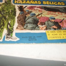 Tebeos: HAZAÑAS BELICAS SERIE AZUL 100,(DE 370)EL AMOR GANA UNA BATALLA.TORAY,1957.CON PUBLICIDAD DE FULGOR. Lote 401226044