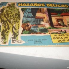 Tebeos: HAZAÑAS BELICAS SERIE AZUL 48,(DE 370)RUTAS ROJAS.TORAY,1957.. Lote 401227584