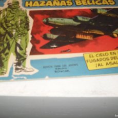 Tebeos: HAZAÑAS BELICAS SERIE AZUL 21,(DE 370)EL CIELO EN LLAMAS.TORAY,1957.. Lote 401228174