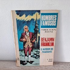 Tebeos: E. M. FARIÑAS - BENJAMIN FRANKLIN (EL INVENTOR DEL PARARRAYOS) - EDICIONES TORAY 1969. Lote 401261534