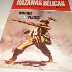 Tebeos: HAZAÑAS BELICAS Nº242:MORIR MIL VECES,(DE 252),TORAY,AÑO 1961.DIBUJA A.R.ENRICH. Lote 402371494