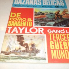 Tebeos: HAZAÑAS BELICAS Nº215:STO.TAYLOR GANO III GUERRA MUNDIAL,(DE 252),TORAY,AÑO 1961.DIBUJA JAIME FORNS. Lote 402396189
