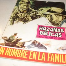 Tebeos: HAZAÑAS BELICAS Nº185:UN HOMBRE EN LA FAMILIA,(DE 252),TORAY,AÑO 1961.DIBUJA VICENTE FARRES. Lote 402396399