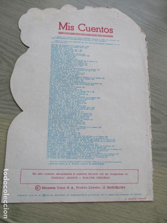 Tebeos: COLECCI&Oacute;N : MIS CUENTOS N&ordm;., 242- TEATRO MAYOR-EDICIONES TORAY - Foto 2