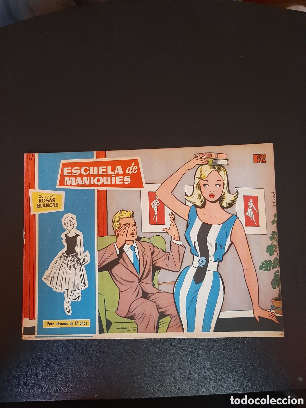 Tebeos: Colecci&oacute;n Rosas blancas n&uacute;mero 72 - Foto 1