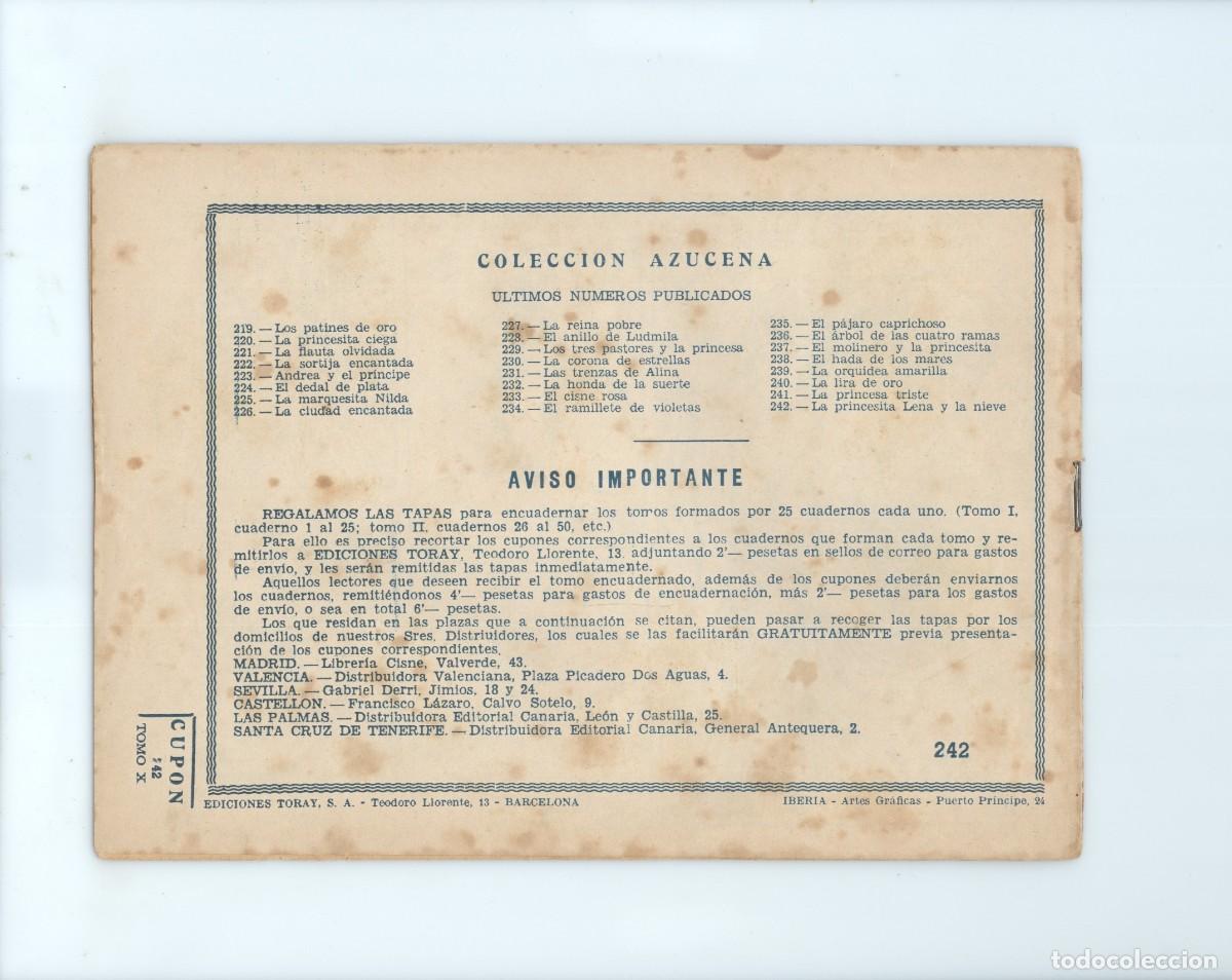 Tebeos: Toray. Azucena. 242 - Foto 2
