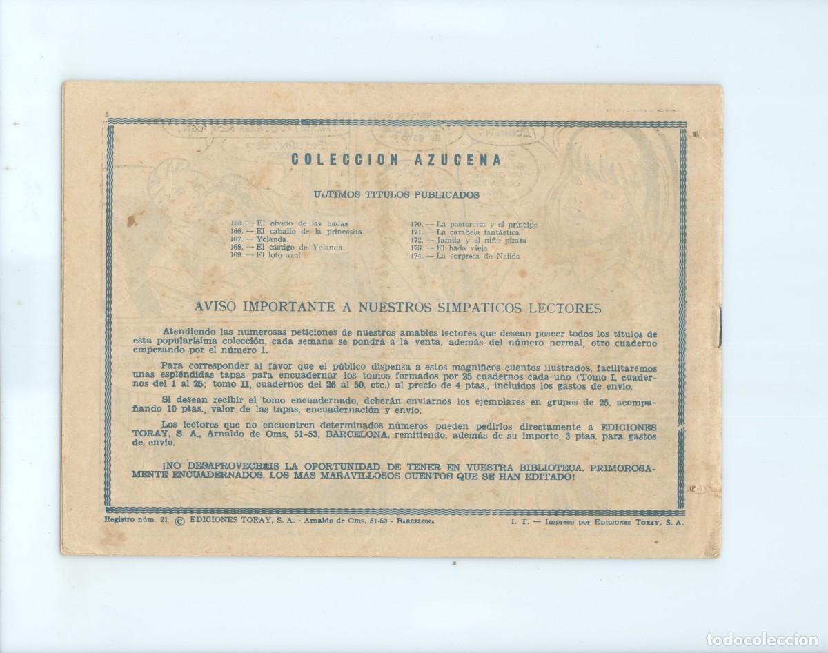 Tebeos: Toray. Azucena. 174 - Foto 2