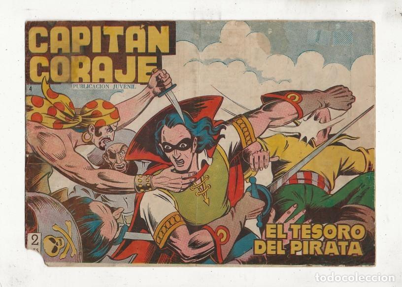 Tebeos: CAPITAN CORAJE N&ordm; 4 - EL TESORO DEL PIRATA - TORAY 1958 - Foto 1