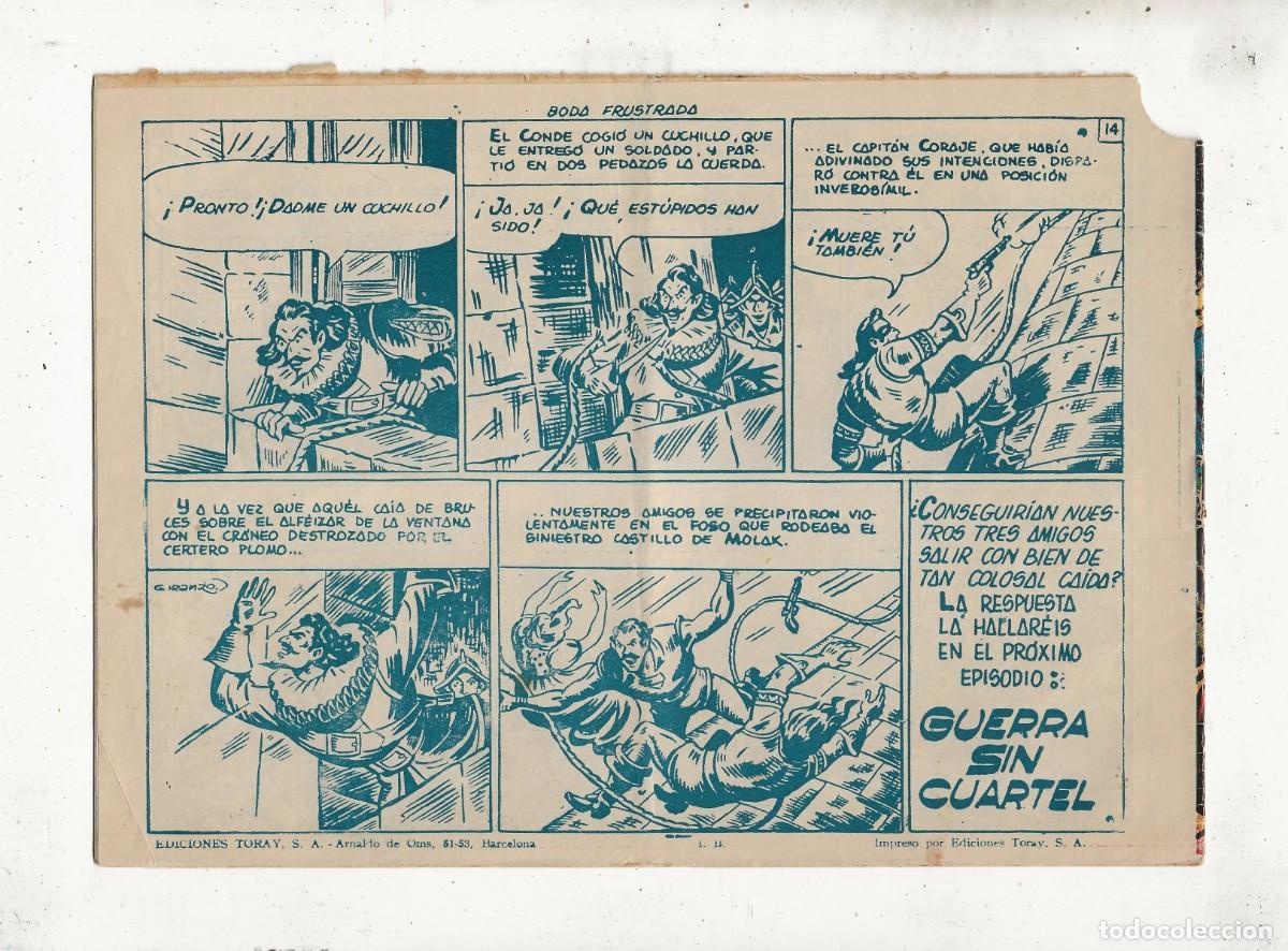 Tebeos: CAPITAN CORAJE N&ordm; 29 - BODA FRUSTRADA - TORAY 1958 - Foto 2