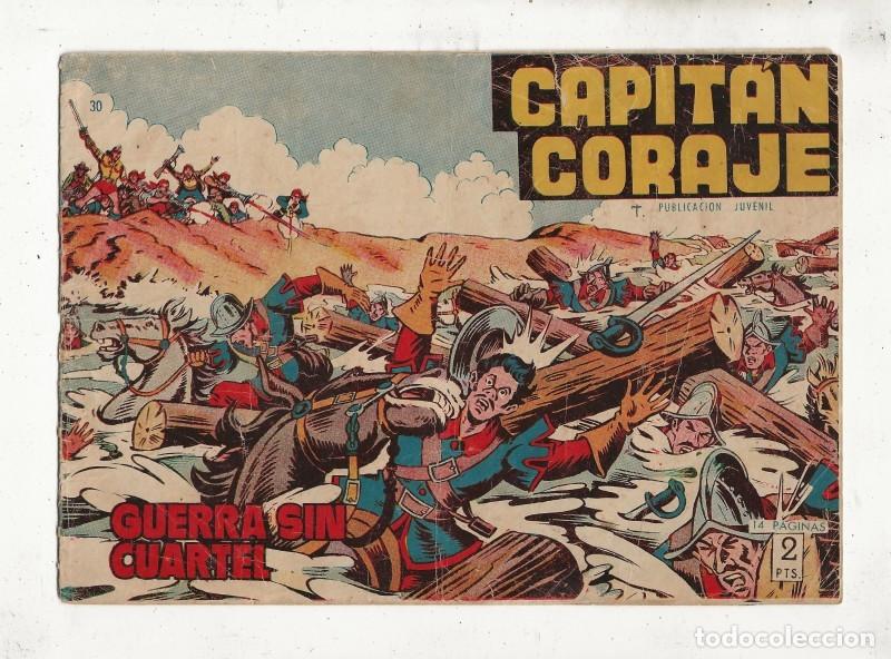 Tebeos: CAPITAN CORAJE N&ordm; 30 - GUERRA SIN CUARTEL - TORAY 1958 - Foto 1